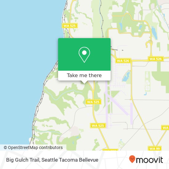 Mapa de Big Gulch Trail