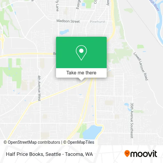 Half Price Books map