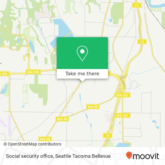 Social security office map