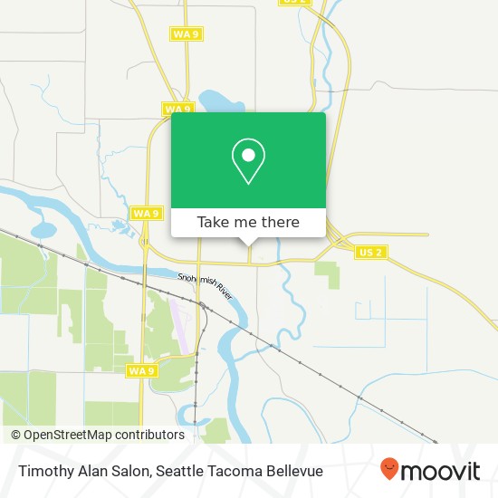 Timothy Alan Salon map