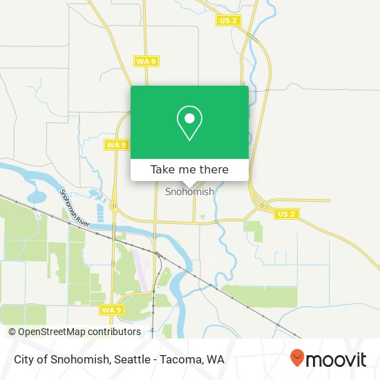 City of Snohomish map