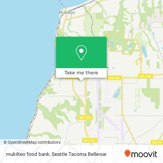 Mapa de mukilteo food bank