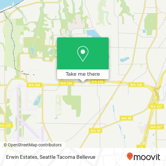 Erwin Estates map