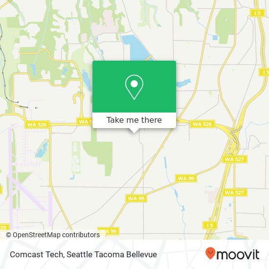 Mapa de Comcast Tech
