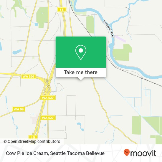 Cow Pie Ice Cream map