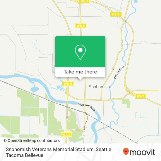 Mapa de Snohomish Veterans Memorial Stadium