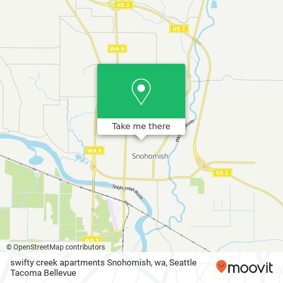 Mapa de swifty creek apartments Snohomish, wa