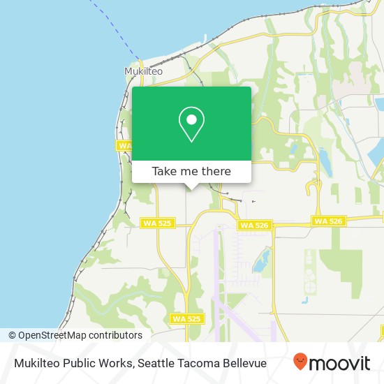 Mapa de Mukilteo Public Works