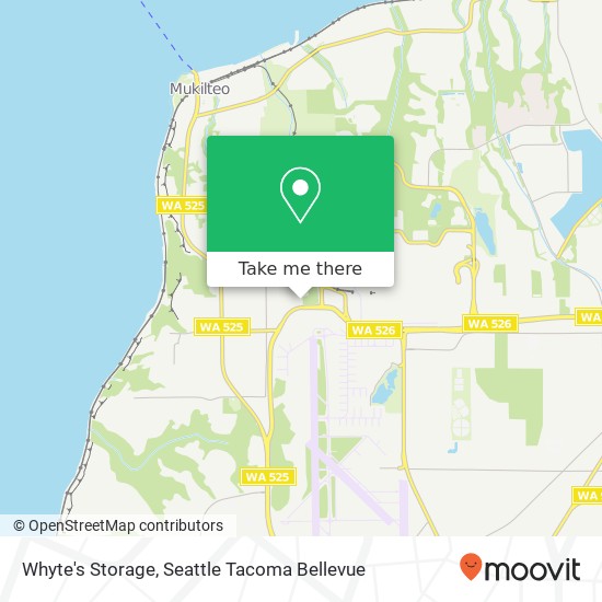 Mapa de Whyte's Storage