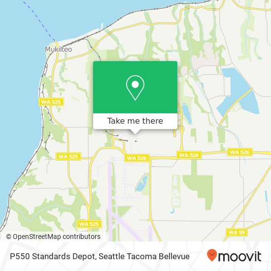 Mapa de P550 Standards Depot