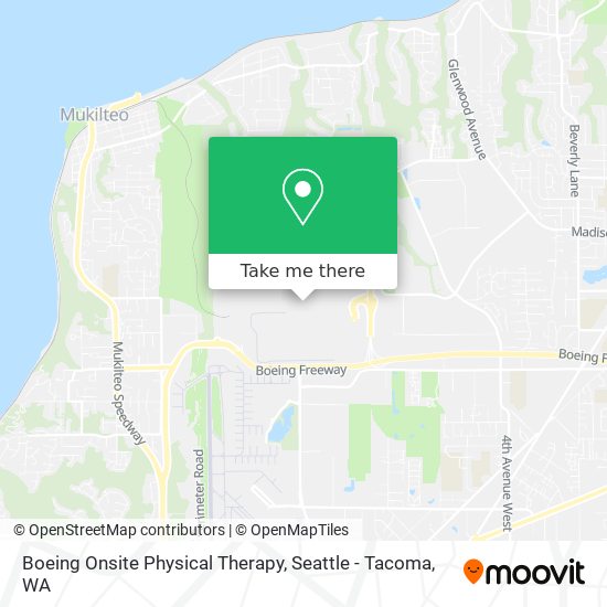 Boeing Onsite Physical Therapy map