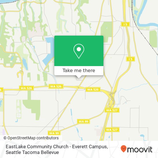 EastLake Community Church - Everett Campus map