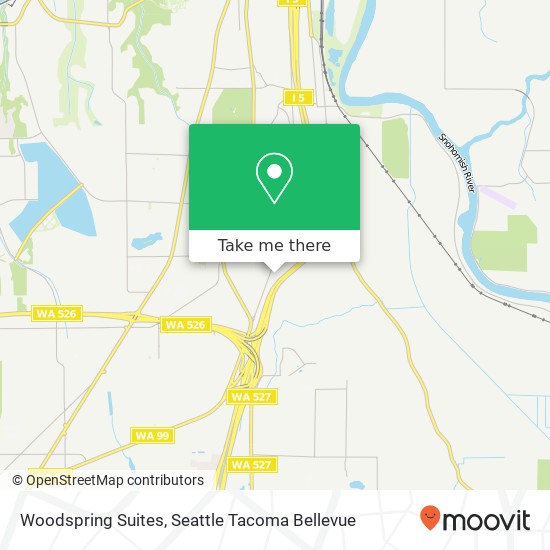 Woodspring Suites map