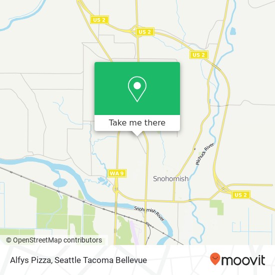 Alfys Pizza map