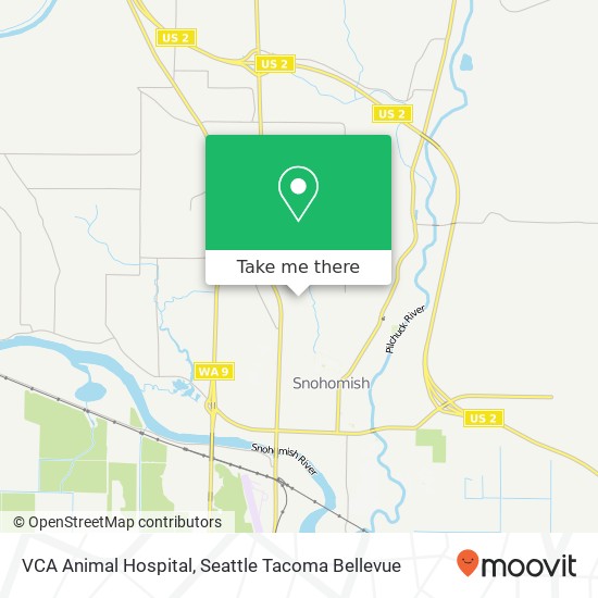 VCA Animal Hospital map