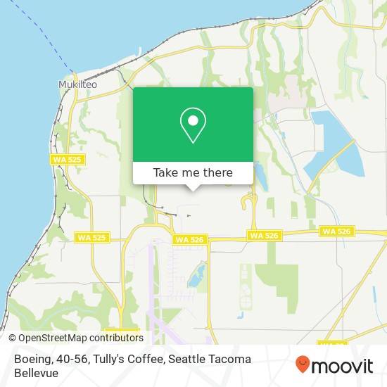 Boeing, 40-56, Tully's Coffee map