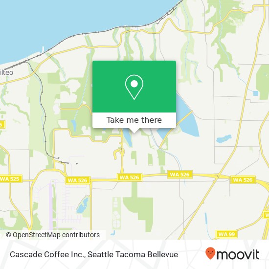 Mapa de Cascade Coffee Inc.