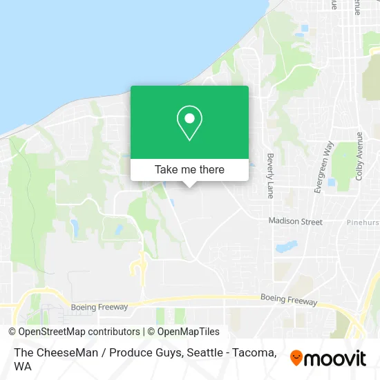 The CheeseMan / Produce Guys map