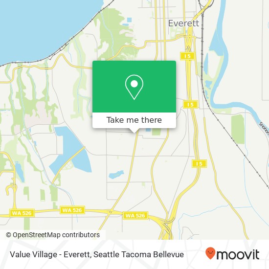 Mapa de Value Village - Everett