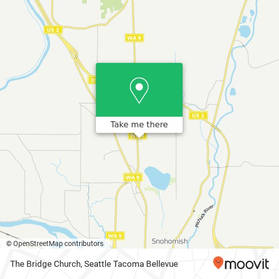 The Bridge Church map