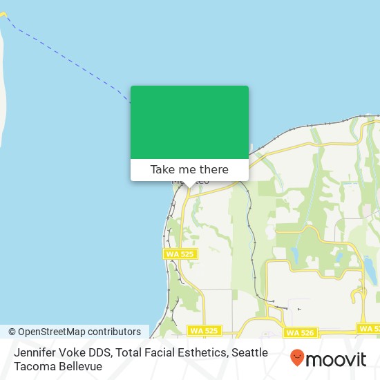 Jennifer Voke DDS, Total Facial Esthetics map