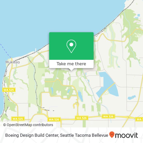 Boeing Design Build Center map