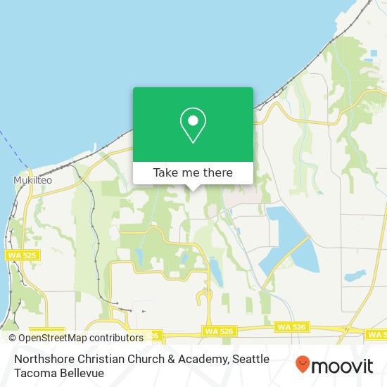 Northshore Christian Church & Academy map