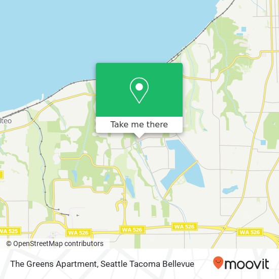 The Greens Apartment map