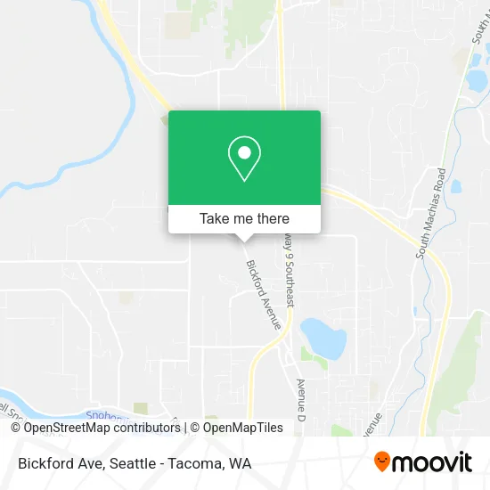 Bickford Ave map