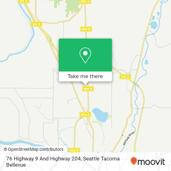 76 Highway 9 And Highway 204 map