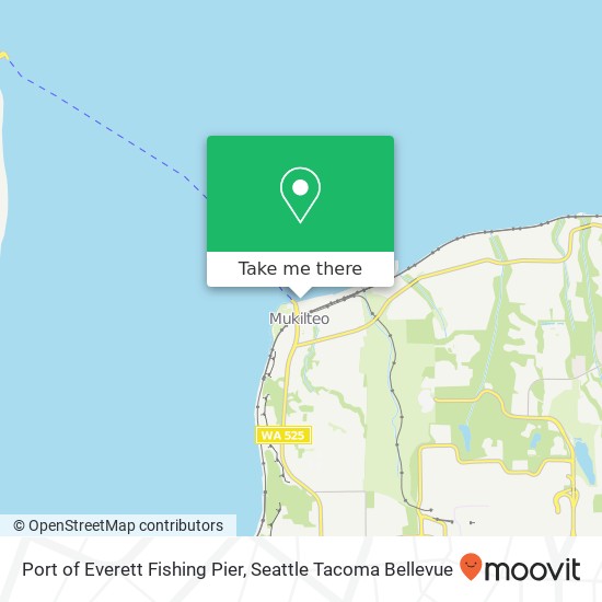 Port of Everett Fishing Pier map