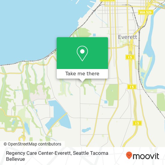 Mapa de Regency Care Center-Everett