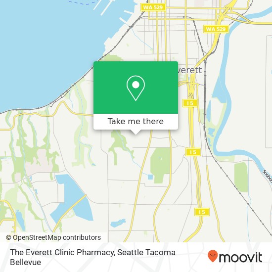 The Everett Clinic Pharmacy map