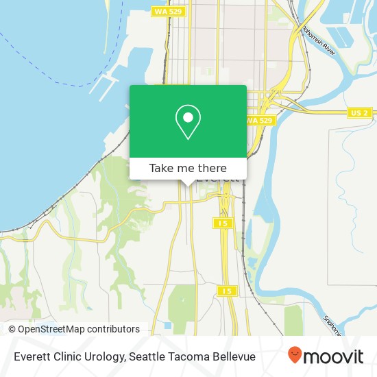 Everett Clinic Urology map