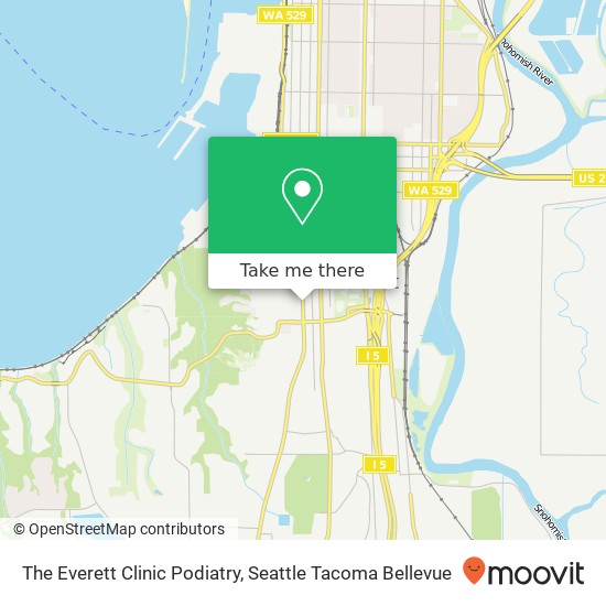 Mapa de The Everett Clinic Podiatry