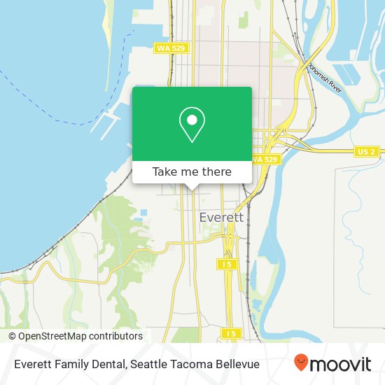 Mapa de Everett Family Dental