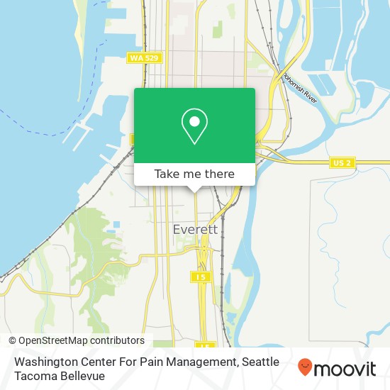 Washington Center For Pain Management map