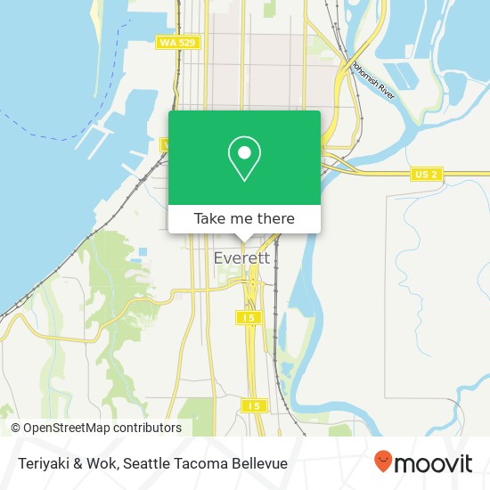 Teriyaki & Wok map