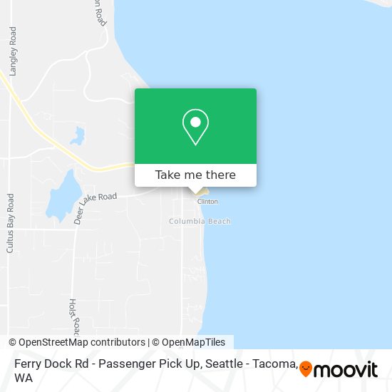 Mapa de Ferry Dock Rd - Passenger Pick Up