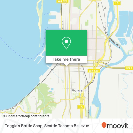 Toggle's Bottle Shop map