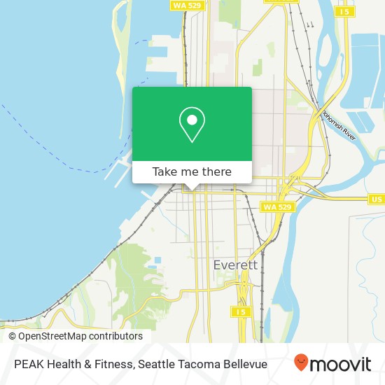 PEAK Health & Fitness map