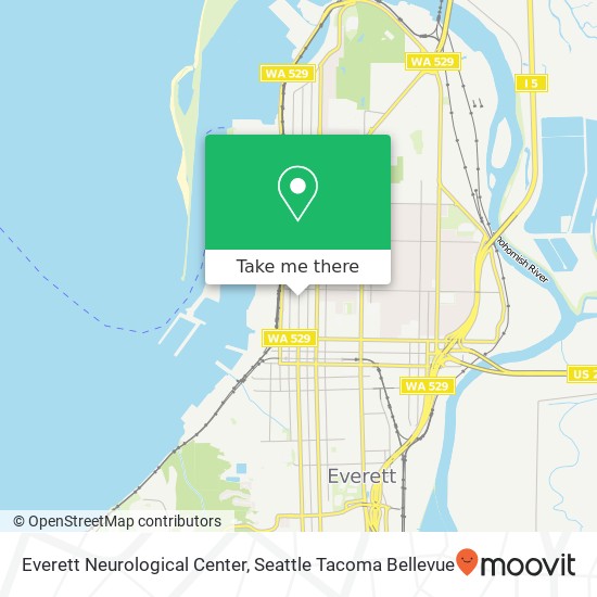 Mapa de Everett Neurological Center