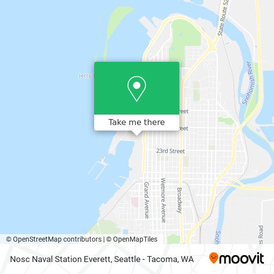 Nosc Naval Station Everett map