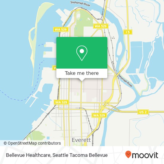 Mapa de Bellevue Healthcare