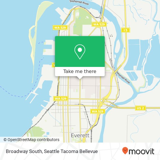 Broadway South map