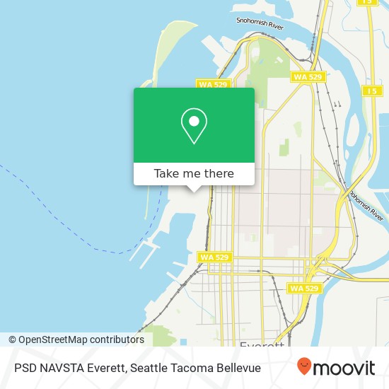 Mapa de PSD NAVSTA Everett