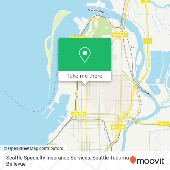 Mapa de Seattle Specialty Insurance Services