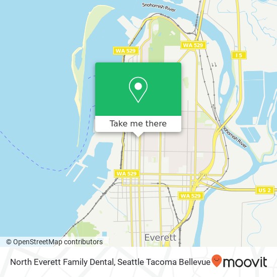 North Everett Family Dental map