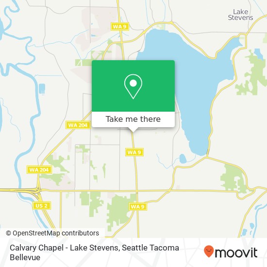 Mapa de Calvary Chapel - Lake Stevens