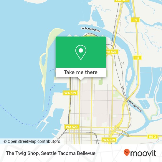 The Twig Shop map